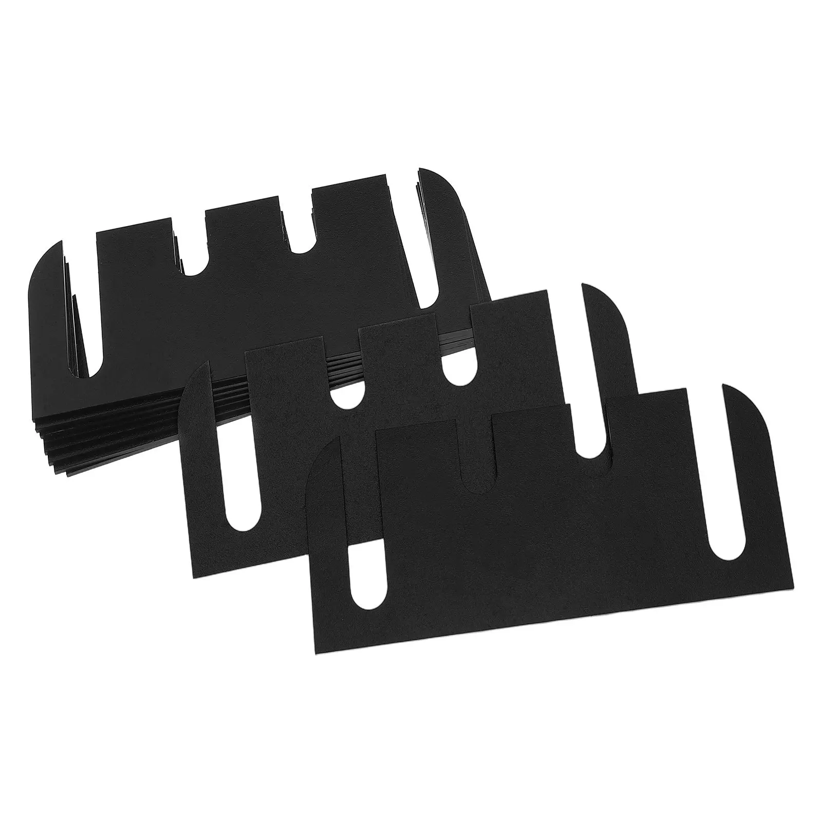 

10Pcs Door Hinge Repair Kit Durable Plastic Spacer Gaskets Black Shims for Filling Gaps Reducing Noise Smooth Interior Door