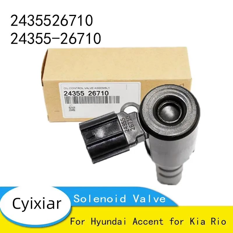 

2435526710 24355-26710 Camshaft Timing VVT Oil Control Solenoid Valve for Hyundai Accent for Kia Rio