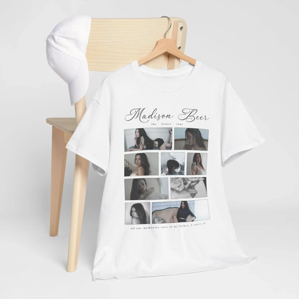 Madison Beale pendant tour graphic T-shirt, album merchandise T-shirt  Couple casual loose streetwear shirt  graphic t shirts
