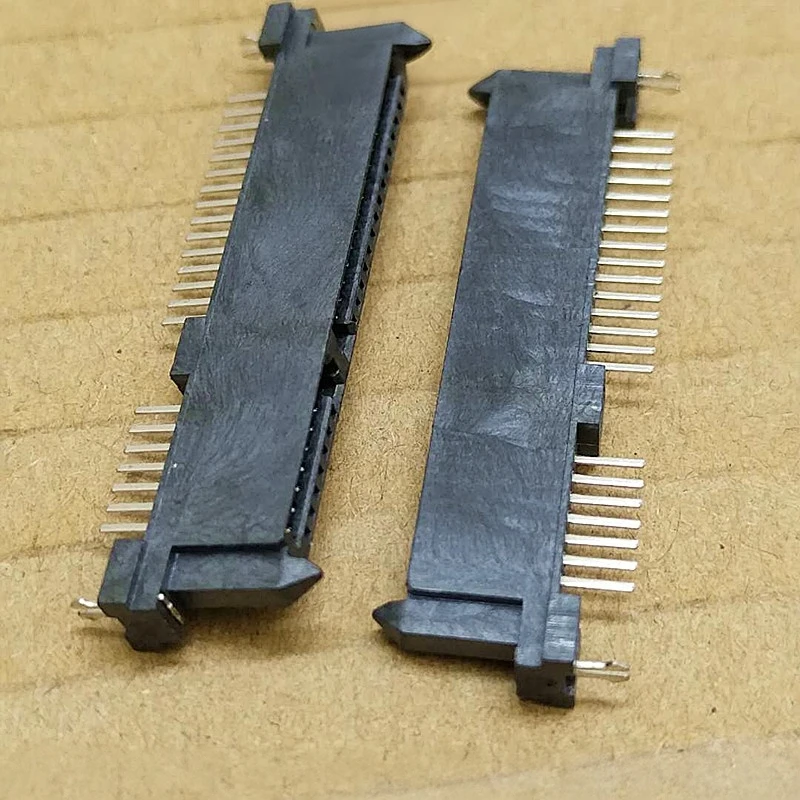10PCS SATA Connector Male 22PIN 7+15P Hard Disk Interface Straight Pin Connector Socket