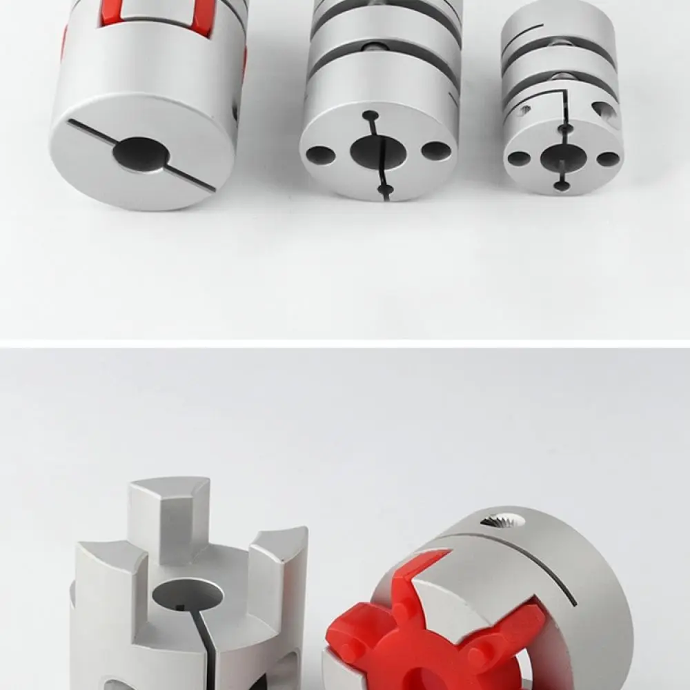 Aluminum Alloy Shaft Coupler Zero Backlash Double Diaphragm Connector For CNC Screw Module Motor Drive Assembly