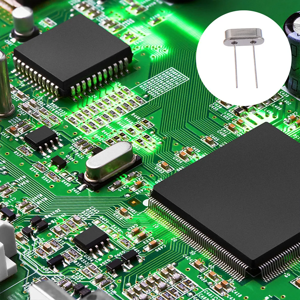 100Pcs Quartz Crystal Oscillators Passive Resonators High Stability Low Profile Timing Circuit Electronic Parts
