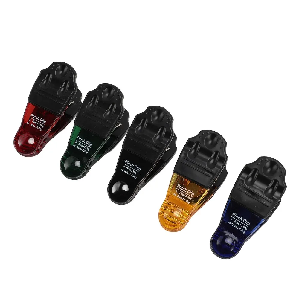 5pcs Magnetic Pinch Exerciser 5 Colors Graded Resistance Pinch Strength Trainer Plastic Graded Pinch Exerciser