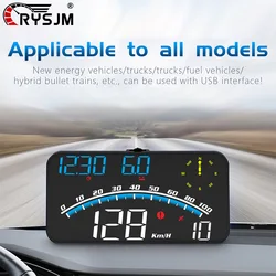 G10 GPS HUD Car Head Up Display Digital Speedometer MPH KMH Compass Clock Display Projection With Holder With Overspeed Alarm