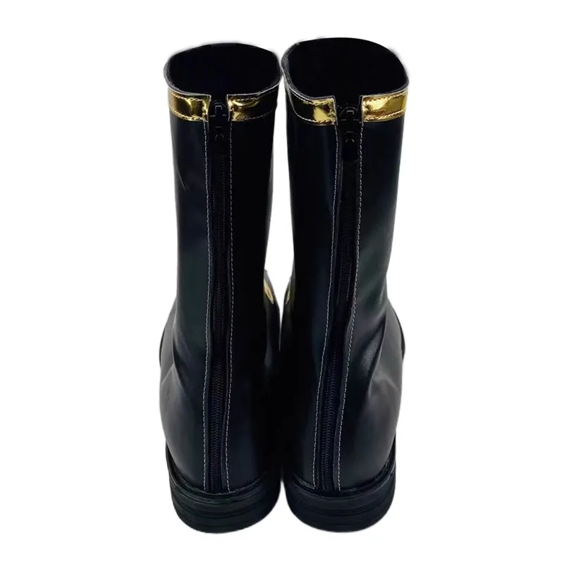 CODE GEASS Lelouch of the RE Surrection Cosplay zapatos de disfraz botas de piel sintética hechas a mano negras