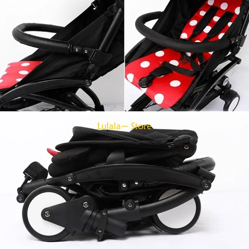 

Y4QA Stylish Armrest for Baby Strollers Pram Bumpers Bar Comfortable Convenient Pushchair Accessory for yoyo babysing hiwide