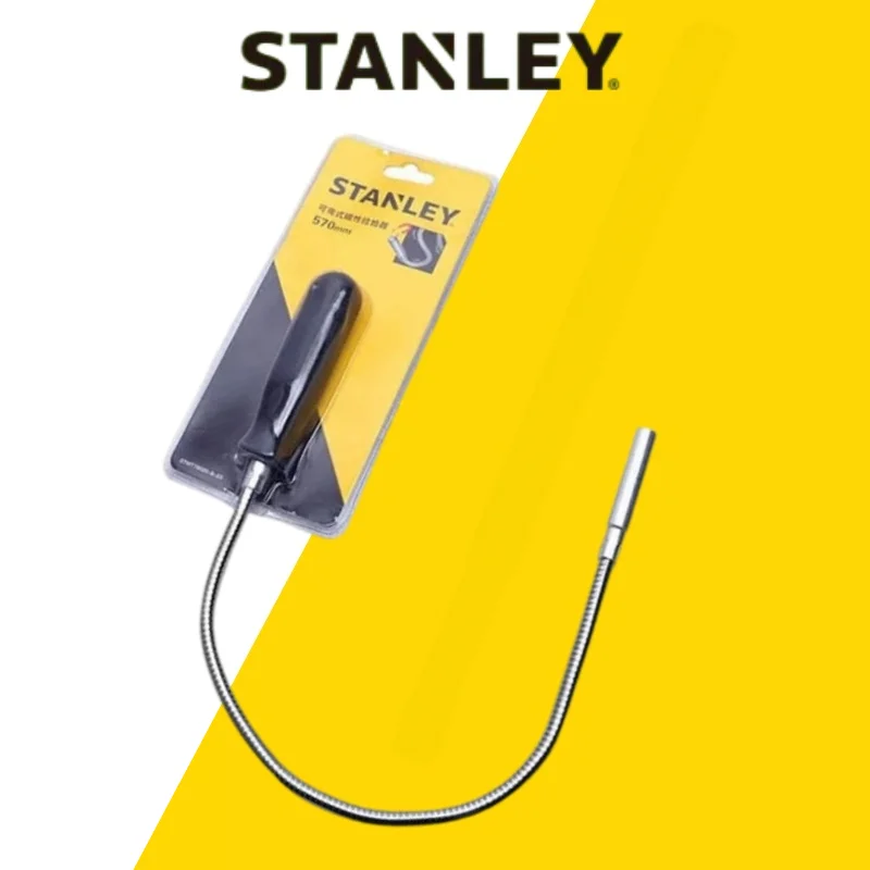 Stanley Genuine Flexible Magnetic Pick-Up Tool – Portable Magnetic Rod, 570mm long, with magnet – STMT78020-8-23