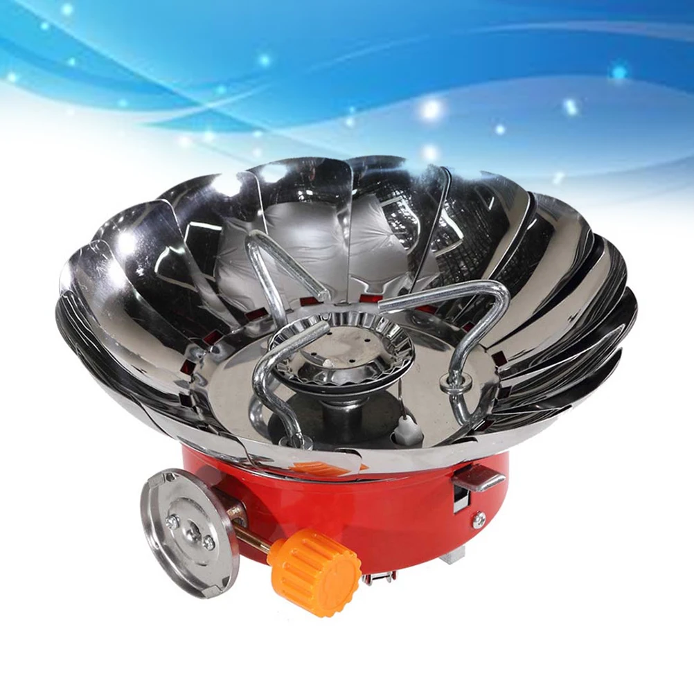 

Camping Stove Portable Foldable Gas Burner High Efficiency Anti-Corrosion Outdoor Furnace For Backpacking Hiking