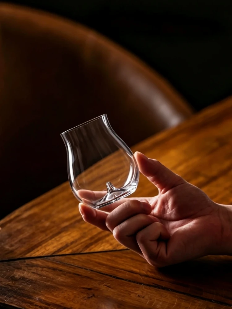 Export To Japan Japanese Ultra-thin Sake Glass Stemless Red Wine Cup Whiskey Snifter Brandy Liquor Whiskey Nosing Tasting Glass