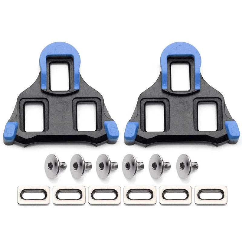 SH10/SH11/SH12 Road Bicycle SPD Cleat Set Iamok Red/Yellow/Blue Lock Sheet With Screw For SHIMANO Self-locking Pedal Bike Parts