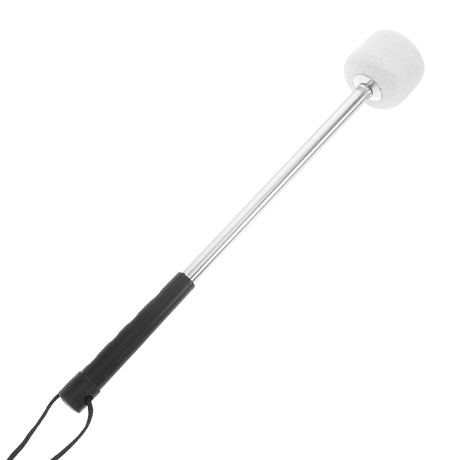 

Snare Drum Hammer Percussion Drumsticks Stainless Steel Black 9Inch Long Practice Accessories Musical Instruments Drums Wool