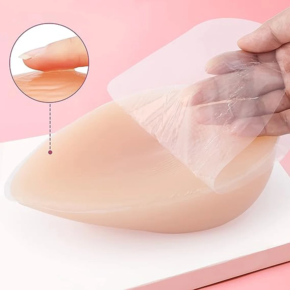 Silicone Fake Chest Tits Realistic Artificial Fake Breasts Sexy Boobs Shaping Pad for Transgender Drag Queen Mastectomy Cosplay
