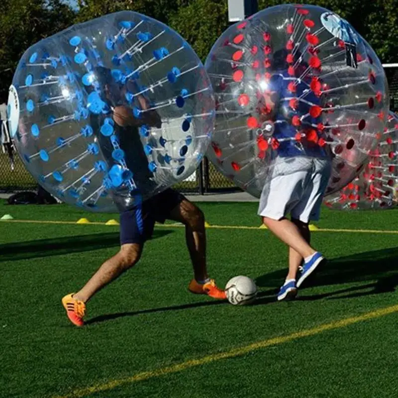 Free Shipping 1.5m TPU Material Inflatable Bumper Ball Bubble Soccer Ball Giant Human Hamster Ball for Adults