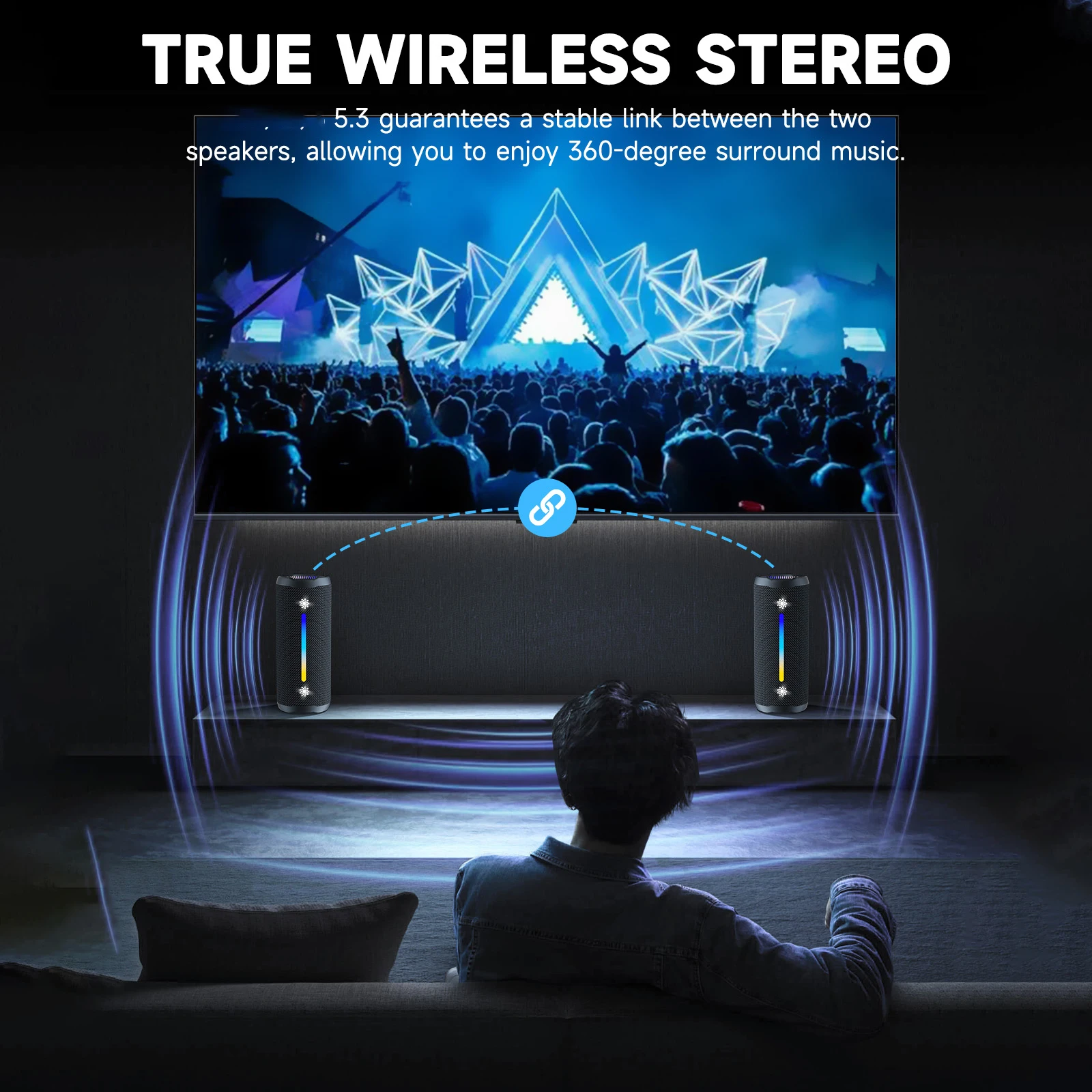 โอไฮโย เอ็กซ์ 10 แม็กซ์ลำโพงบลูทูธแบบพกพา - กันน้ำระดับ IPX7, การจับคู่สเตอริโอไร้สาย, เวลาเล่น 25 ชั่วโมง, เสียงดัง 24 วัตต์, 25 วัตต์