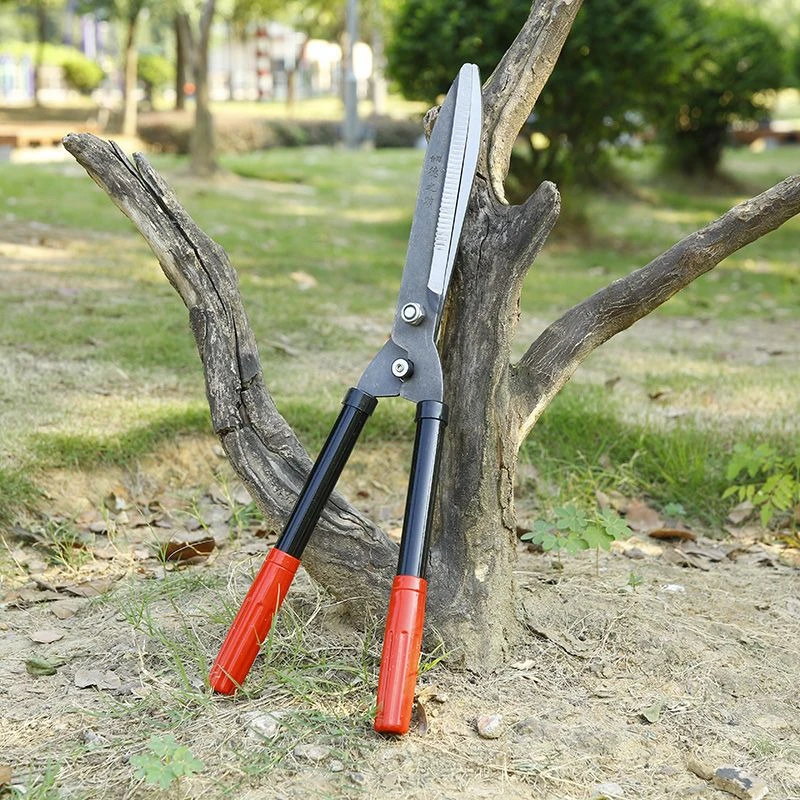 Garden Hedge Shears, Large Manual Trimming Shears, Heavy Duty Landscaping Tool for Lawn, Hedge, Flower & Branch Pruning