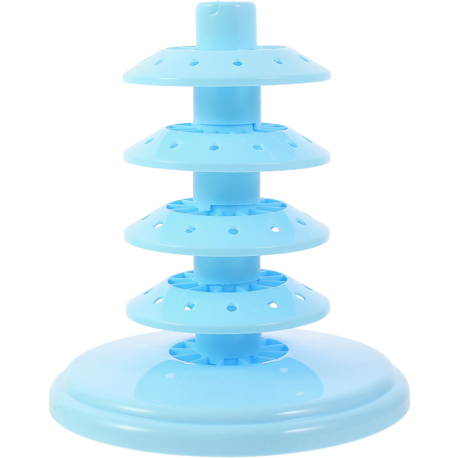 

Candy Marshmallow Display Stand Lollipops Tabletop Holder Green 5 Layers PP Material Wedding Party Shop Birthday Cake