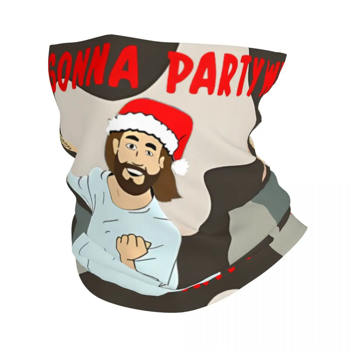 Divertente Motocross Bandana Neck Cover stampato J-Jesus Wrap sciarpa passamontagna equitazione Unisex adulto traspirante