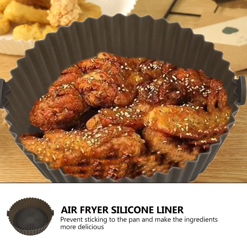 

Silicone Air Fryer Liner High Temperature Resistant Reusable Non-Stick Baking Paper Oil Proof Heat Resistant Baking Tray