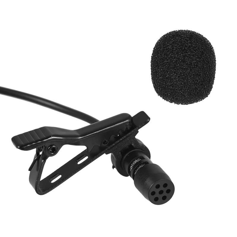 3.5 مللي متر ميكروفون صغير مكثف USB Lavalier كليب ميكروفون احترافي للكمبيوتر المحمول نوع C السلكية مايكرو هيئة التصنيع العسكري للهواتف الذكية