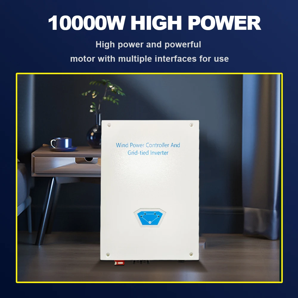 10kw Wind Turbine Inverter & Contorller 10000w 220V Three-Phase On Grid Remote Monitoring And Direct Connection To Grid System