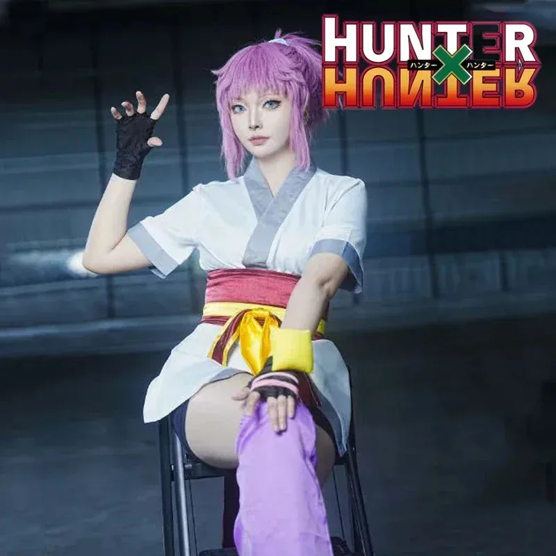 

Hunter X Hunter Coat Machi Косплей Японские животные Хэллоуин женские костюмы ACGN фестиваль вечеринка Козер Performance
