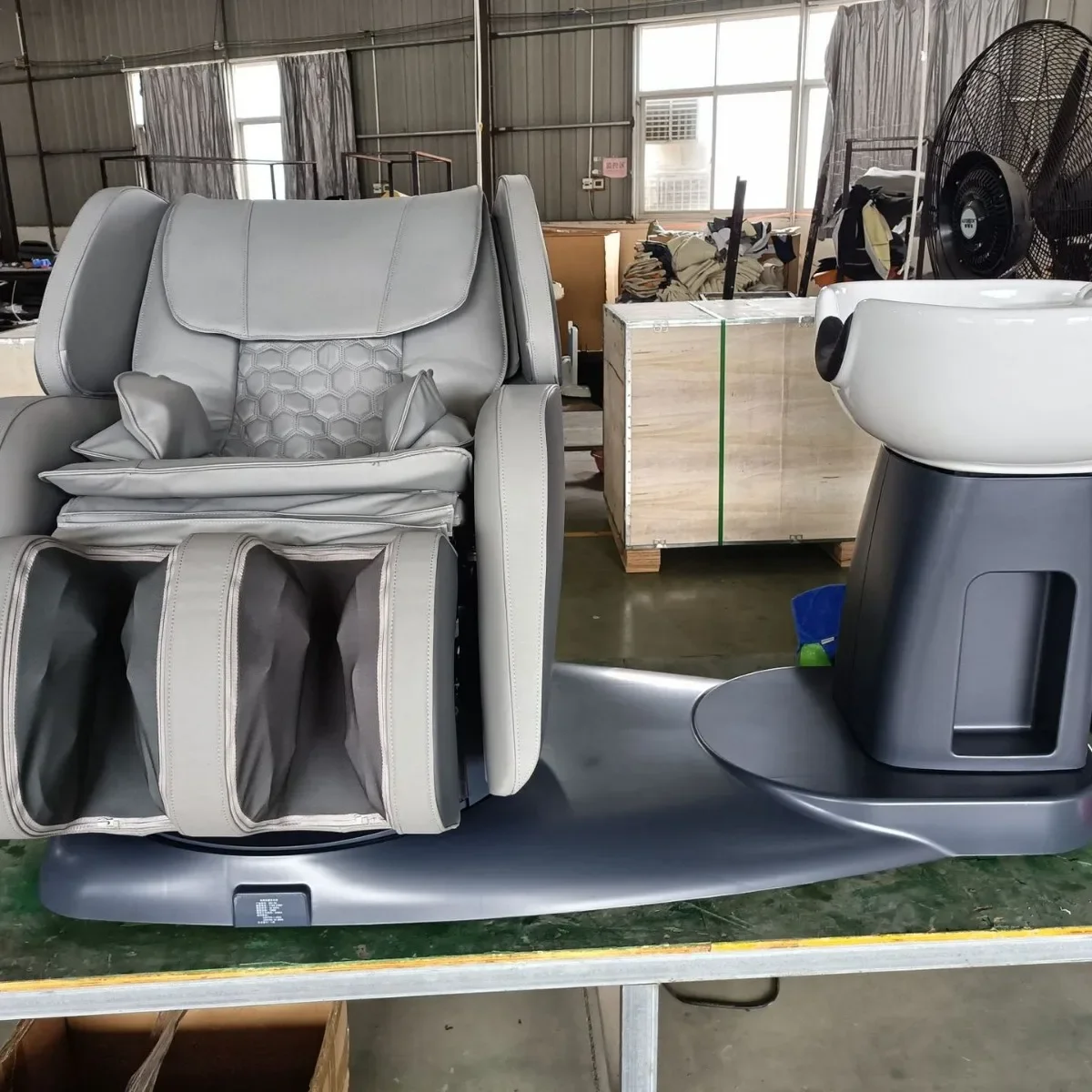 Electric shampoo massage chair Commercial shampoo massage chair, kneading and beating shampoo chair barber shop