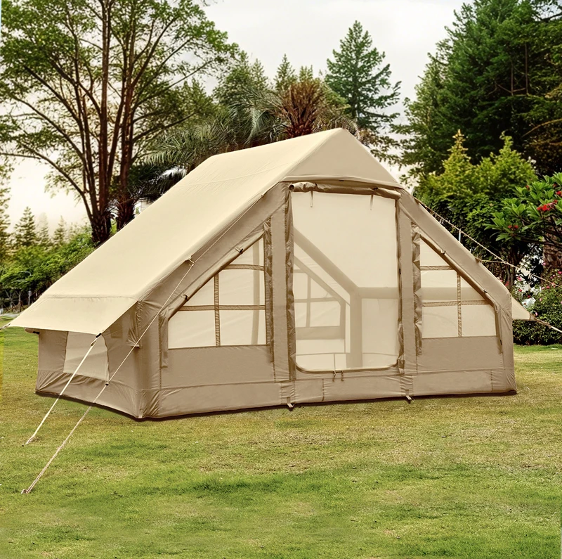 

Надувная палатка большая, водонепроницаемая, всесезонная, из Оксфорда 210D, 6,6 м, для кемпинга на открытом воздухе, простая в установке, для приключений на природе