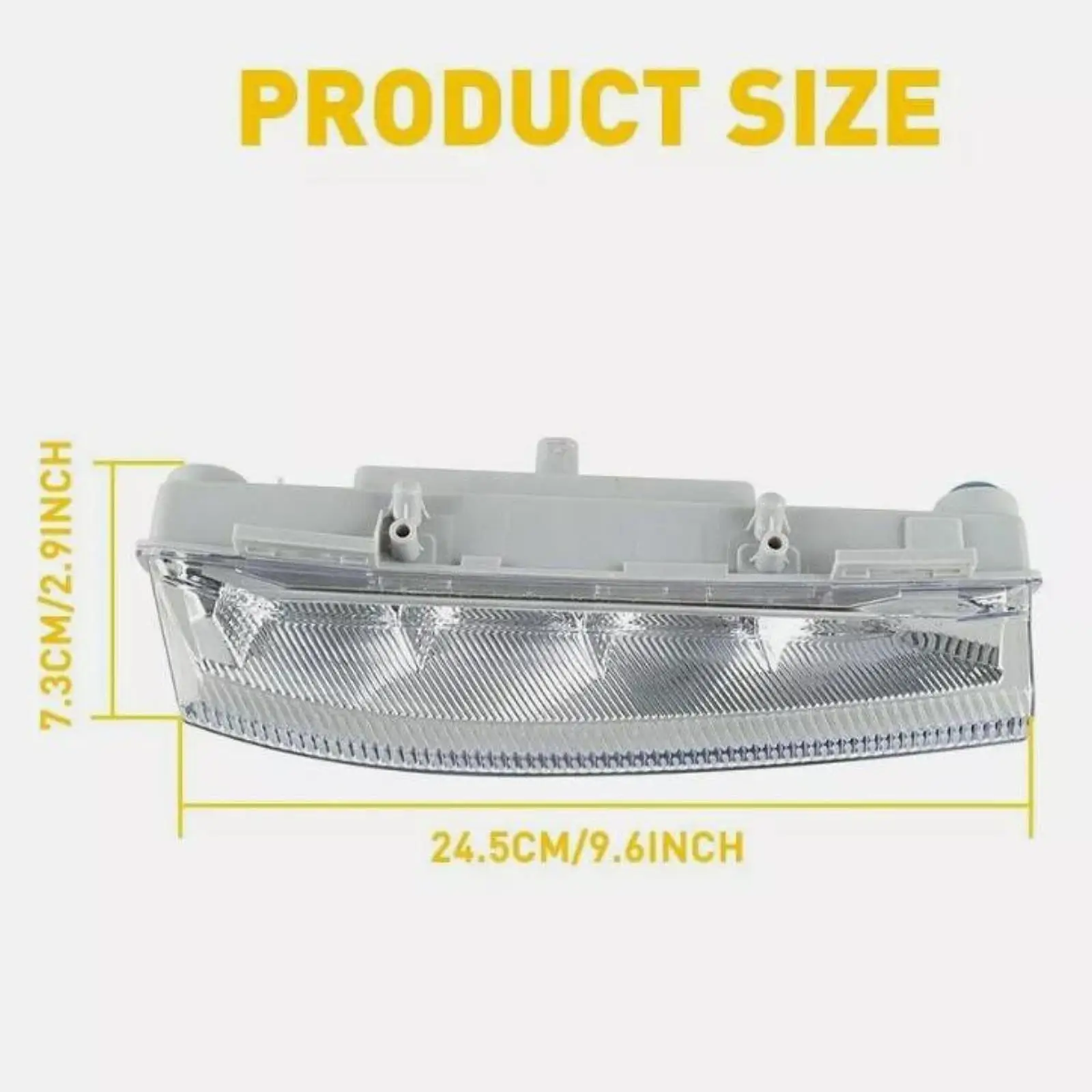 2Pcs A2049069000 Fog Lamp Driving Lamp for C-class W204 Direct Replace