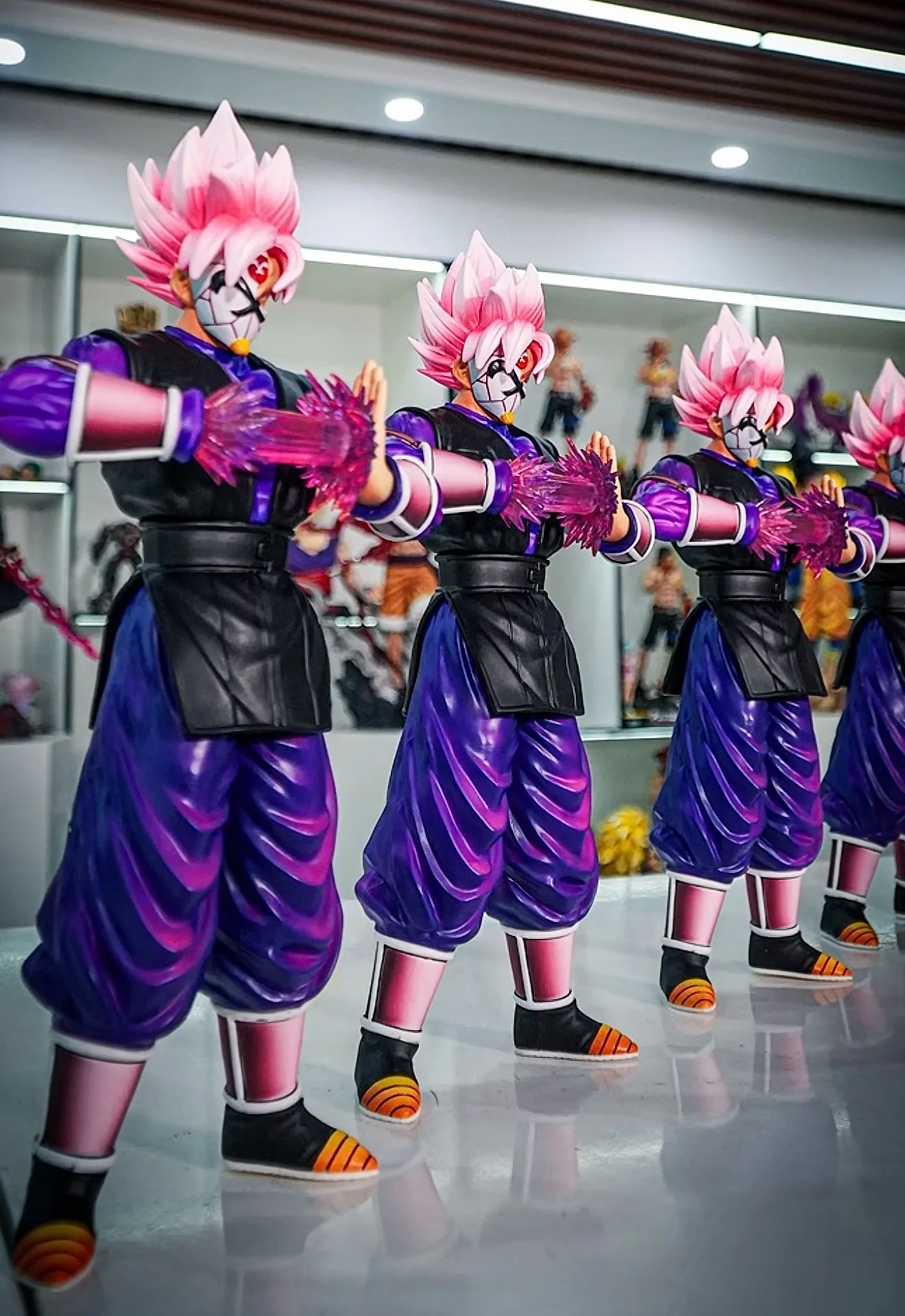 

31 см/11,81 дюйма ZW игрушка Dragon Ball Z фигурка Zamasu Black Goku аниме фигурки Super Saiyan ПВХ статуя Коллекционная модель рождественские подарки