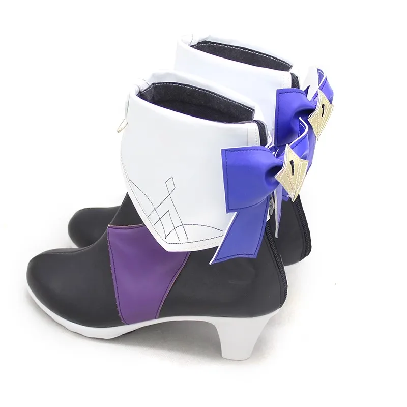 Honkai Star Rail Herta Mulheres Cosplay Sapatos Cos Trajes Adereços Botas PU para Halloween Festa de Carnaval Natal Personalizado