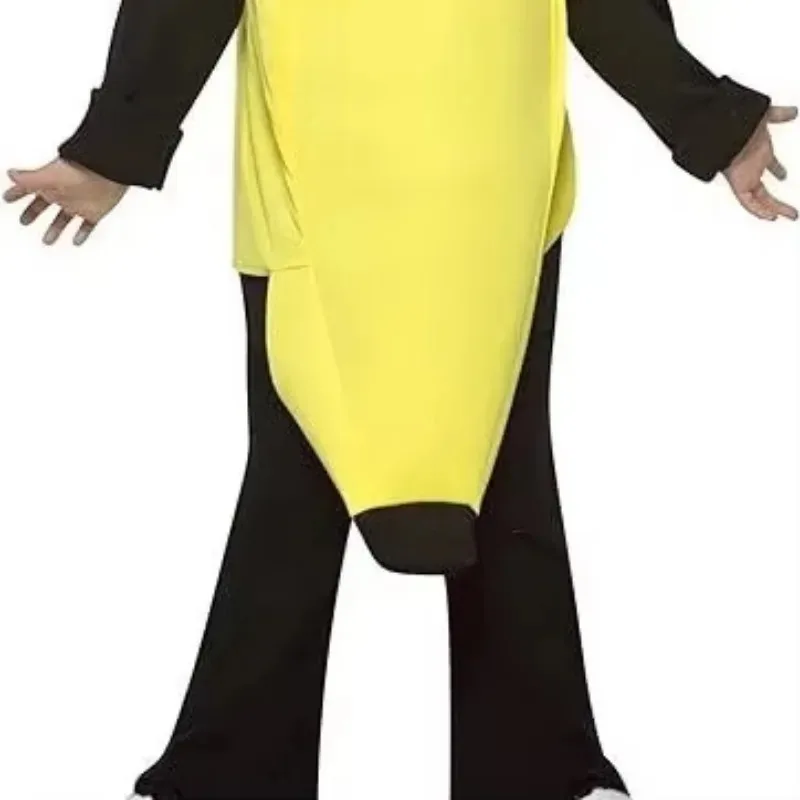 1-10PCS Adult and Kids Banana Costume Funny Party Cosplay Outfit Christmas and Carnival Fancy Dress for Themed Events