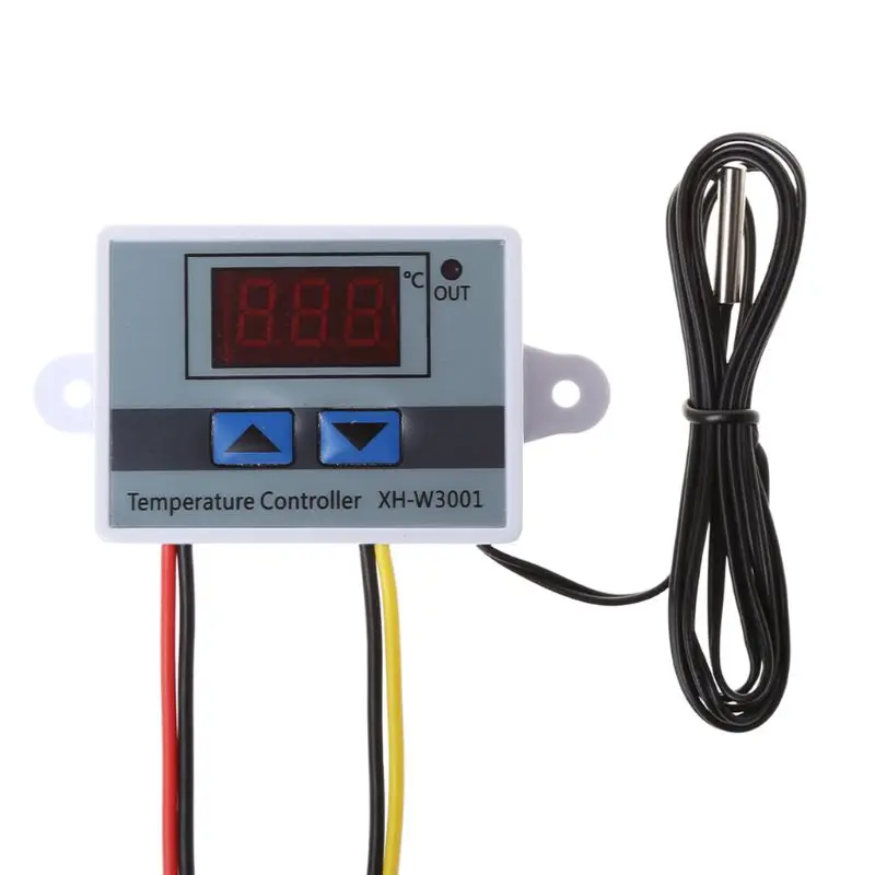 A2UD 220V LED Bộ Điều Khiển Nhiệt Độ Kỹ Thuật Số 10A Bình Giữ Nhiệt Điều Khiển Đầu Đo Mới