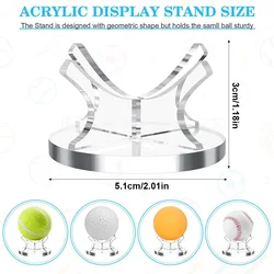 Acrylic Multi-function Basketball Ball Stand Display Holder Clear Display Rack for Baseball GOLF Softball Tennis Ball Spheres