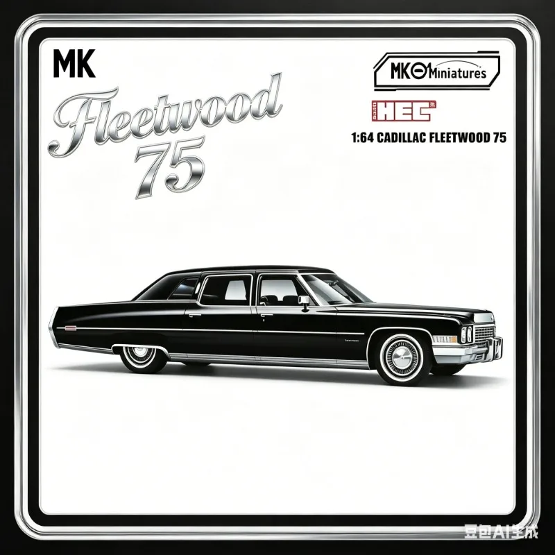 

Предзаказ: Модель автомобиля Cadillac Fleetwood Extended Limousine MK 2026 HEC, масштаб 1:64, литая из сплава, статическая имитационная модель для демонстрации