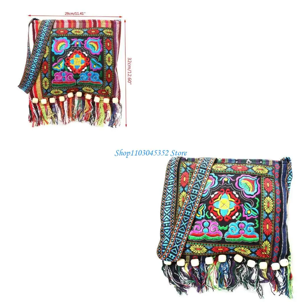 

Китайская вышивка Hill Tribe для сумки-мессенджера