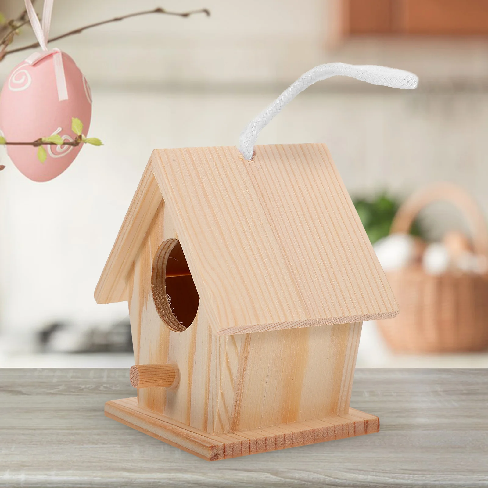 

Mini Bird Houses Artificial Decorative Props Craft Supplies Realistic Home Garden Wedding Party nament Simulated Nest Outdoor