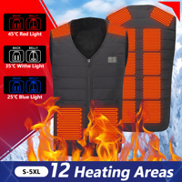 9 Heated Vest Men Women Usb Heated Jacket Thermal Hunting  Ski Vest Winter Heating Jacket Electric Heating Vest Heating Ski Vest