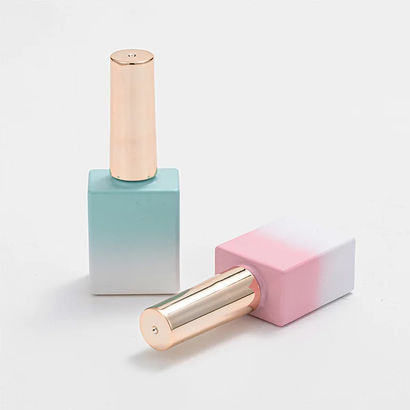 

100 шт., 12 мл, бутылки для лака для ногтей с кистью, бутылки для геля для ногтей, пустые косметические контейнеры, бутылка для образца масла для ногтей