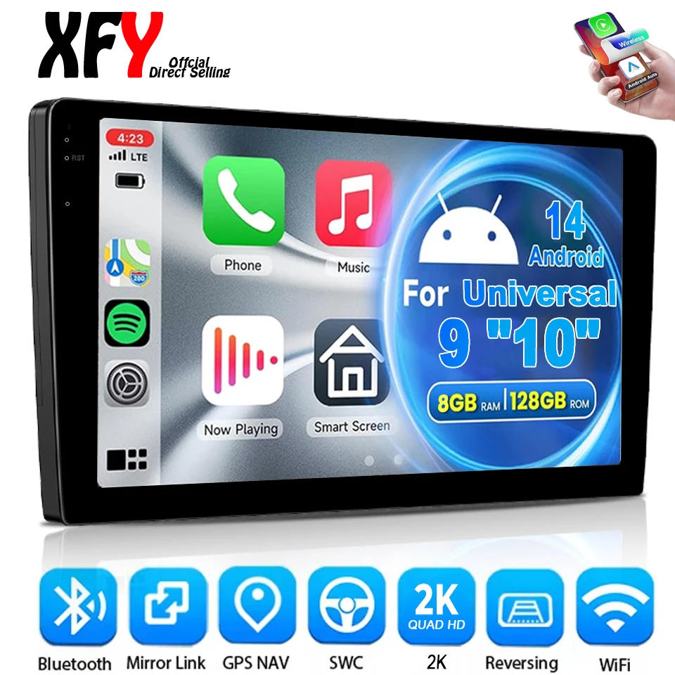 2 Din Android 14 Ca…