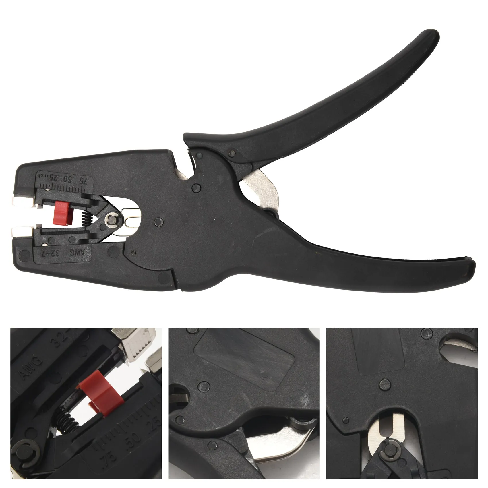 

Регулируемые щипцы для зачистки проводов электрического кабеля, плоскогубцы для зачистки 0,03-10 мм, прецизионные ручные инструменты для электриков-ABXK