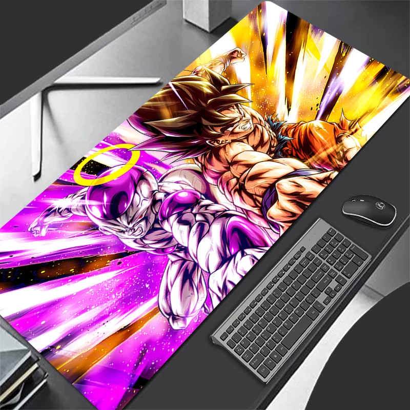DBZ Mouse Pad D-Dragon Ball Notbook Edge White Gamer Keyboard Pad NonSlip Rubber Computer Carpet Desk Mat Gamer Cabinet MousePad