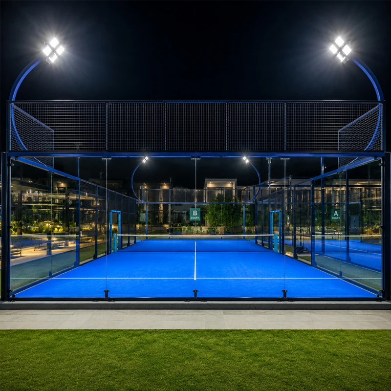 High Quality IP66 Padel Tennis Lights 500W 400W 300W LED Tennis Courts Light Paddle Stadium Lights for Padel Tennis Sports Field