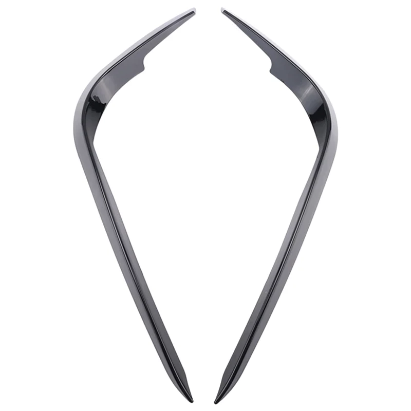 

Classic-Car Bright Black Front Bumper Splitter Spoiler Trim Fog Light Canard Accessories For BMW 3 Series E90 E91 LCI M Sport 20