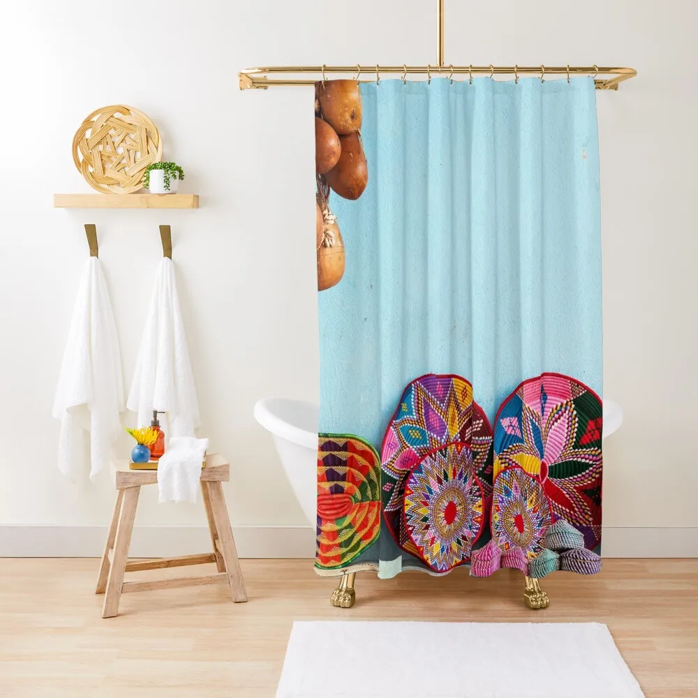 

Ethiopian Utensils (Utensils of the Habesha) Shower Curtain Bathroom And Shower Products Bathroom Accessories Curtain