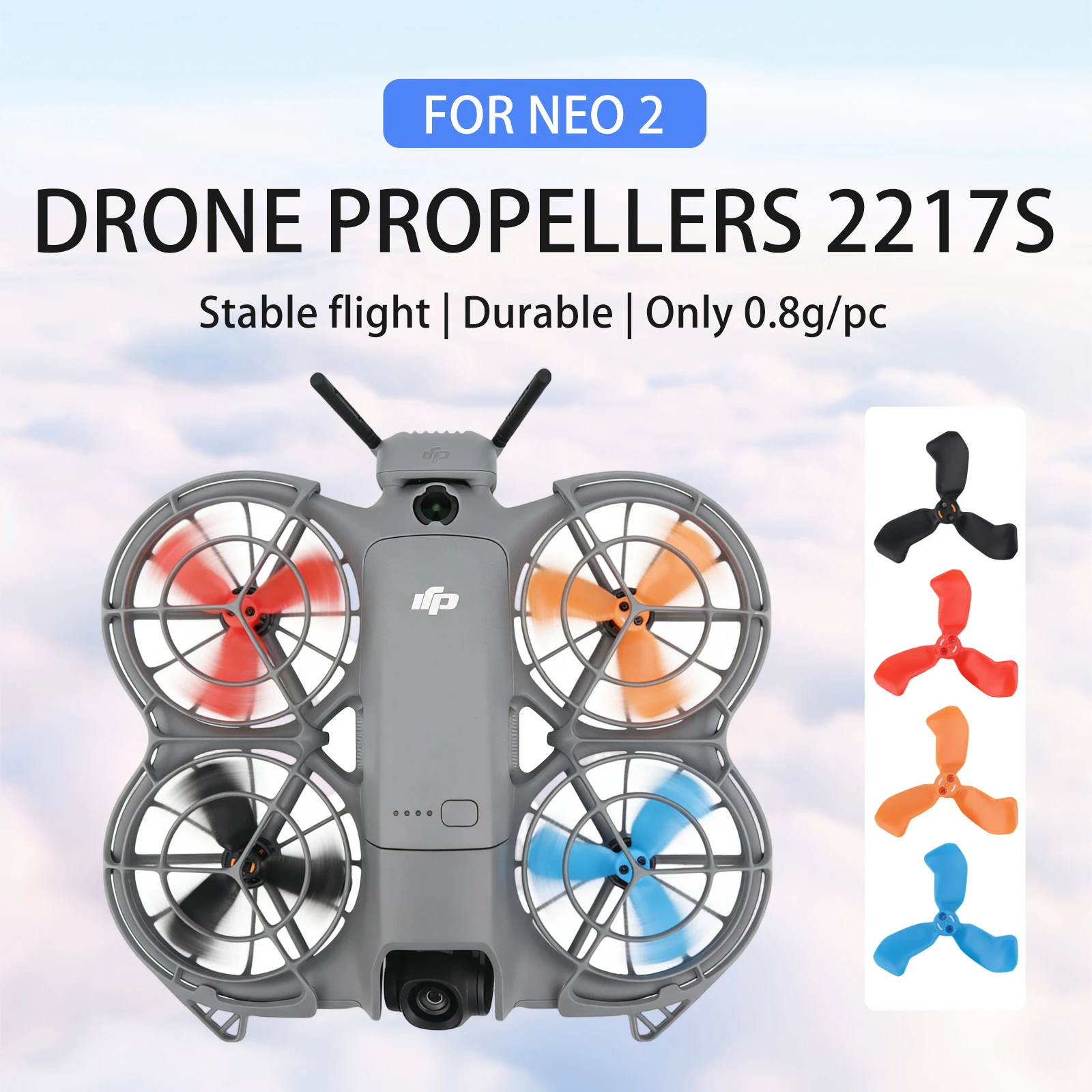 Colorful Propeller for DJI NEO 2 Wing Replacement Props Blade Fans With Screwdrivers Spare Parts For Neo 2 Drone Accessories