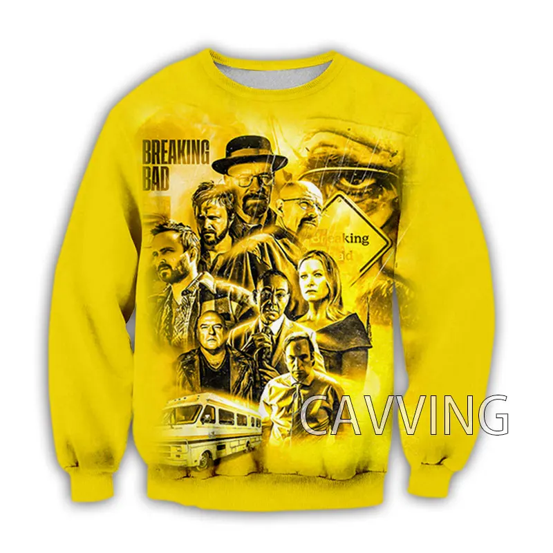 

New Fashion Women/Men's 3D Print Breaking Bad Crewneck Sweatshirts Harajuku Styles Tops Long Sleeve Sweatshirts C02