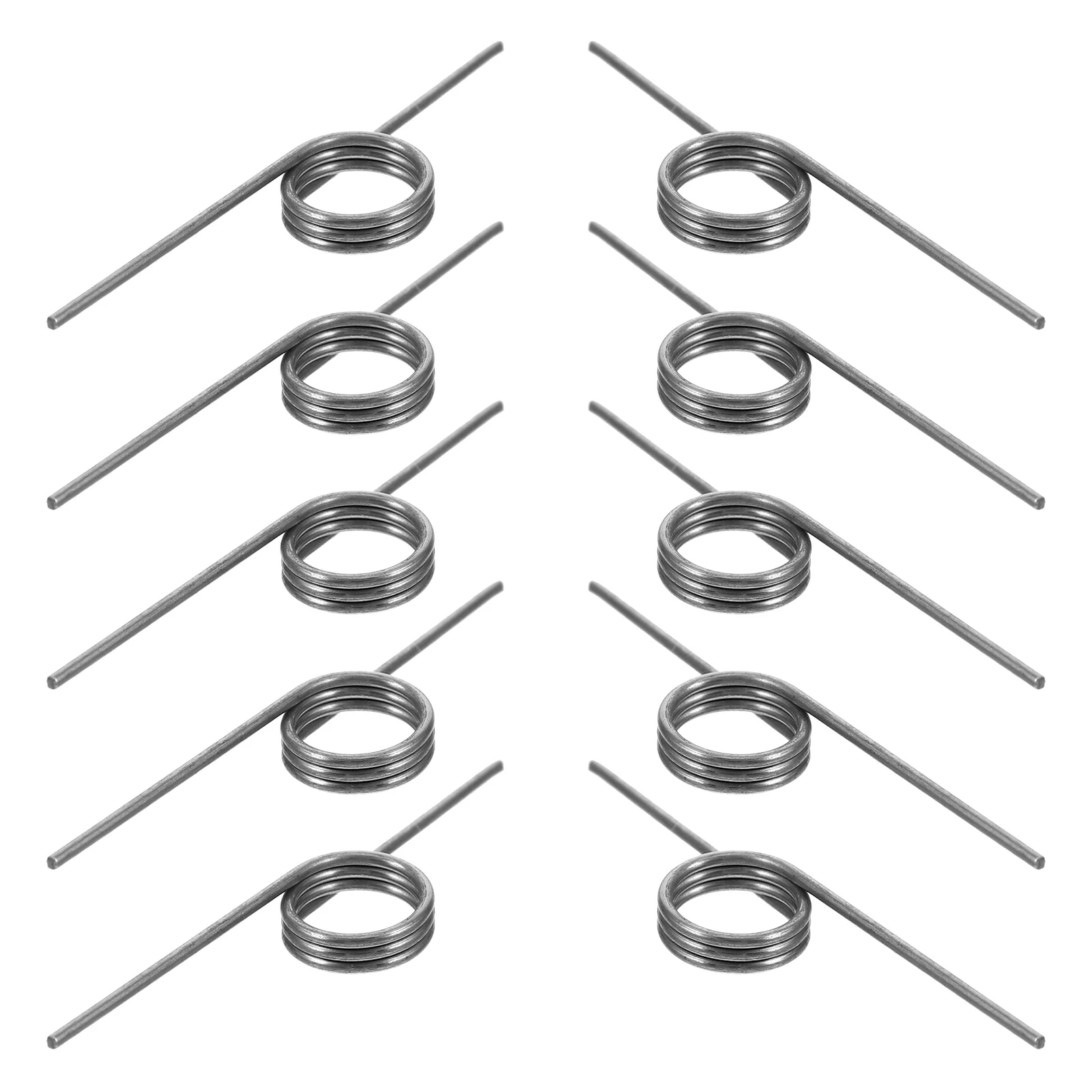 

10 Pcs Flip Top Trash Can Accessories Replace Torsional Spring Metal Parts Stainless Steel Springs For