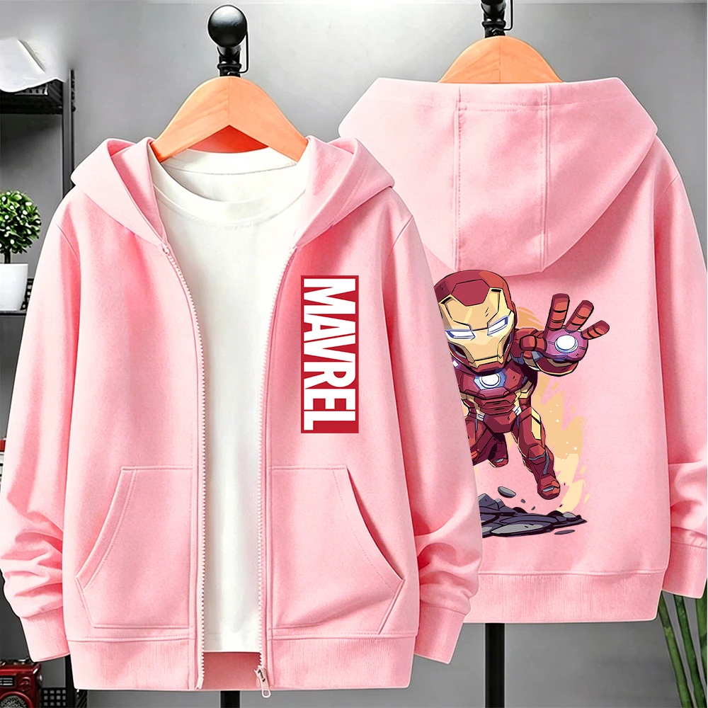 Linda Sudadera con Capucha y Cierre de Cremallera de Spider-Man de Marvel para Niños y Niñas con Diseño de Telaraña