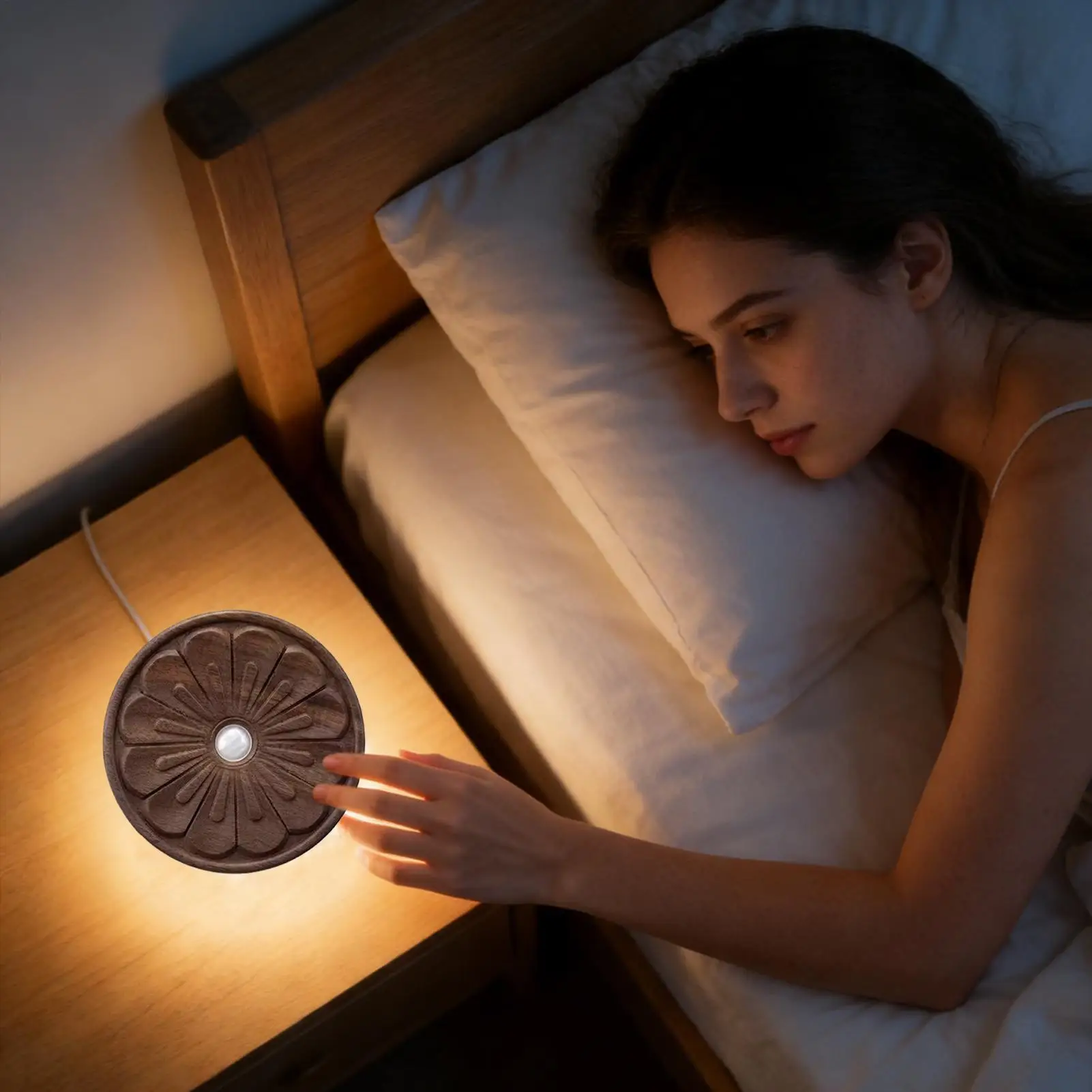 

Миниатюрные настенные светильники с магнитным датчиком движения, светодиодный ночник для шкафа, ванной, лестницы, прихожей, прикроватной зоны, кухни