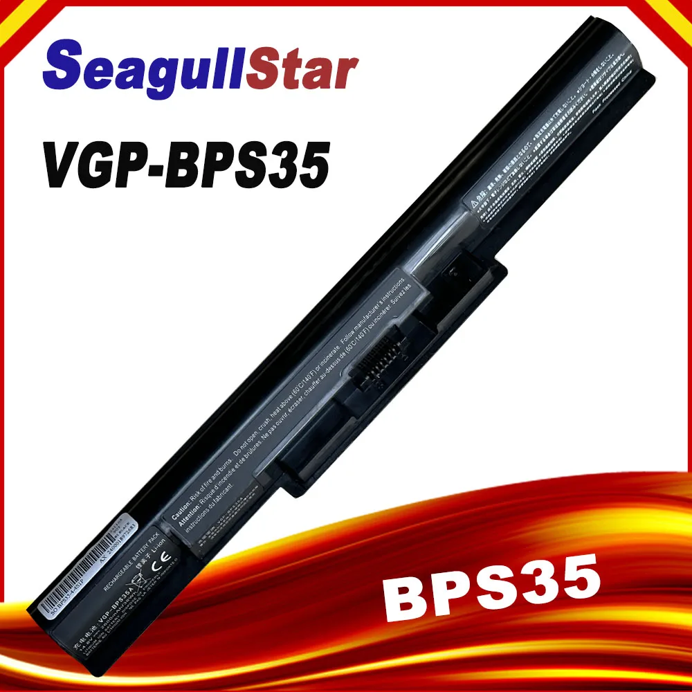 Batería para ordenador portátil SeagullStar para Sony VGP-BPS35 VGP-BPS35A para VAIO 14E VAIO Fit 15E Series